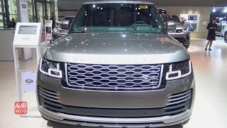 2019 Range Rover LWB Autobiography P400e Plugin Hybrid  Exterior Interior Walkaround  2018 Paris [upl. by Mastat]