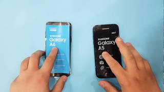 Samsung Galaxy A6 2018 vs Samsung Galaxy A5 2017 [upl. by Ikkaj259]