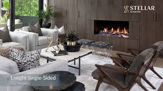 Stellar Enlight  Modern Linear Gas Fireplace for Luxury Interior Design [upl. by Timothea662]