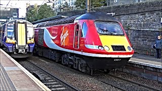 Rush Hour at Edinburgh Haymarket Station  240918 [upl. by Helsa]