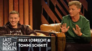 Felix Lobrecht amp Tommi Schmitt Geben Lifehacks für Podcast  Late Night Berlin  ProSieben [upl. by Nosraep775]