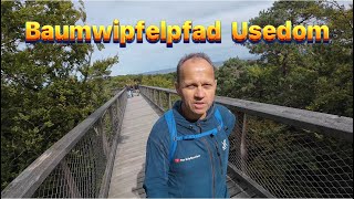 Strandwanderung zum Baumwipfelpfad Usedom usedom wandern [upl. by Eibbob]