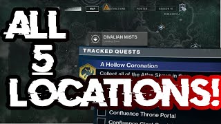 Destiny 2  All 5 Hollow Coronation Locations [upl. by Norward697]