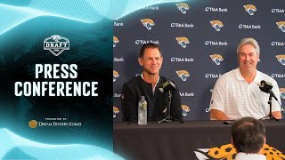 Trent Baalke amp Doug Pederson meet with media  PreDraft Press Conference  Jacksonville Jaguars [upl. by Gnoht476]