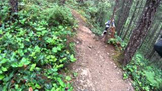 Nanaimo Doumont Rd Mountain Biking [upl. by Lleinnad]