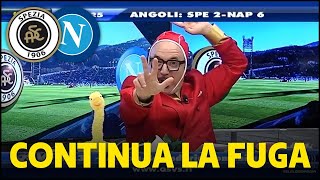 GOL DI SPEZIA NAPOLI 03 SPALLETTI IN FUGA SOLITARIA CON KVARA E OSIMHEN [upl. by Bethina]