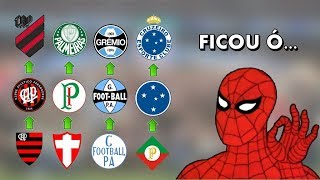 EVOLUÇÕES E MODIFICAÇÕES NOS ESCUDOS AO LONGO DO TEMPO ● Clubes Brasileiros [upl. by Ambert534]