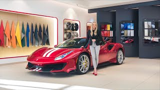 Stunning Ferrari 488 Pista in Rosso Fuoco [upl. by Walliw]