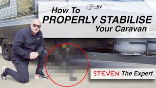 How To PROPERLY STABILISE Your Caravan [upl. by Nissensohn]