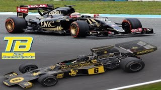 Lotus F1 at Brands Hatch 2015 E23 Hybrid vs Lotus 72  PURE SOUND [upl. by Almira370]