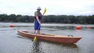 Standing in the my homemade pirogue  South Shore Lake Bastrop Texas [upl. by Bish]