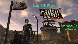 Lady AFK Plays Fallout New Vegas Ep 2  Rave In The Nipton Town Hall Sunday Special [upl. by Anirav]