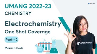 Electrochemistry in Two Parts  One Shot Coverage  Part  2  Monica Bedi [upl. by Nomaj561]