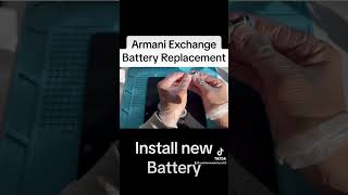 Armani Exchange Battery Replacement [upl. by Mailand760]