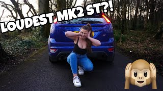 LOUDEST MILLTEK MK2 FOCUS ST EXHAUST  Caits Car Competitions [upl. by Emmott790]