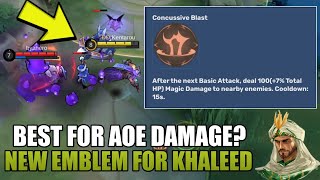 KHALEED NEW EMBLEM CONCUSSIVE BLAST IS THE REAL DEAL 🤯 AOE DAMAGE KHALEED 2023 [upl. by Guglielmo]