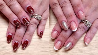 Infill sculpture gel nails tutorial [upl. by Weaver]