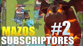 MAZOS SABUESO DE LAVA DE SUBS 2  CLASH ROYALE  LOS MEJORES MAZOS [upl. by Annaeed]