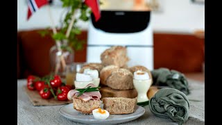 Sånn får du nystekte rundstykker til 17 maifrokosten i en COSORI Airfryer [upl. by Josi711]