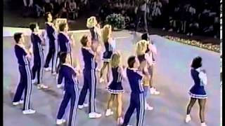 University of Kentucky 1990 UCA Cheerleading routine [upl. by Wearing287]