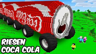 NIEMALS DIE RIESEN COCACOLA TRINKEN in Minecraft [upl. by Yanahc]