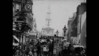 Old London Street Scenes 1903 Walturdaw Company [upl. by Annig467]