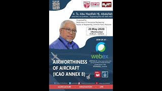 AIRWORTHINESS OF AIRCRAFT ICAO ANNEX 8 [upl. by Hylton]