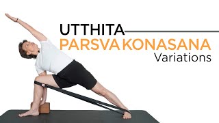 Utthita Parsvakonasana Extended Side AngleKathy Cook Senior Iyengar Teacher [upl. by Eicyak]