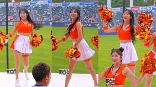 귀여운 고양이 🐱  한화이글스치어리더 이미래 치어리더 Little mix shout out my ex  CheerLeader FanCAM 4K 60fps  240612 [upl. by Chesnut63]