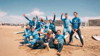 Surfs Up in Portugal Embark on an Epic Wave Riding Journey at Gota Dagua Surf Camp 🏄‍♂️ [upl. by Kcirttap]