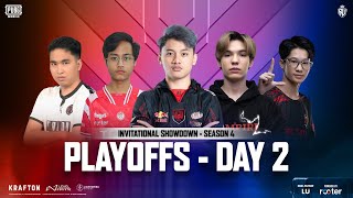 ID PUBG MOBILE RUTHLESS INVITATIONAL SHOWDOWN S4 PLAYOFFS DAY 2 FT BTR AE TALON VPE RRQ [upl. by Neyrb990]