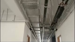 VRFVRV Airconditioning system installation work HVAC design Ducting work AC hvac job [upl. by Paff]