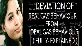 Deviation of Real Gas behaviour from that of an idea gas amp Result of Andrews Experiment [upl. by Willem]