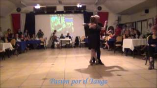 PAOLA TACCHETTI y EL CHINO PERICO Bailando el Tango POEMA en la MILONGA del CLUB de ARQUITECTURA [upl. by Cyrille226]