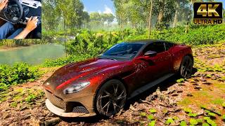 ASTON MARTIN DBS SUPERLEGGERA Forza Horizon 5  Gameplay Logitech g923 [upl. by Yehsa]