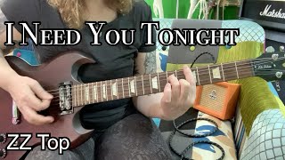 I Need You Tonight ZZ Top Guitar lesson licks and Rhythm Part 1 Eliminator [upl. by Avraham]