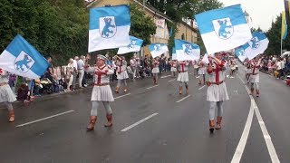 Biberacher Schützenfest 2018 Historischer Festzug [upl. by Simara272]