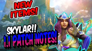 SKYLAR IS HERE NEW ITEMS  Predecessor 11 Patch Notes [upl. by Dempstor]