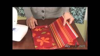 How To Make a Placemat PurseDIYStyle 45Placemat Clutch [upl. by Koralle]