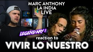 Marc Anthony amp La India Reaction Vivir Lo Nuestro CLASSIC SALSA  Dereck Reacts [upl. by Luaped633]