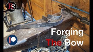 How To Make A Crossbow  Part II  Forging The Bow [upl. by Anolla408]