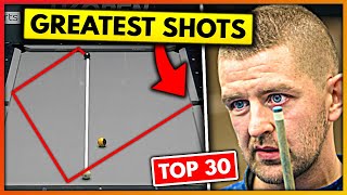 Top 30 GREATEST Pool Shots of ALL TIME  UPDATED 2024 [upl. by Anoj]