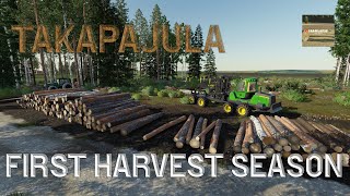 NEW START l FS22 l FORESTRY TIMELAPSE l TAKAPAJULA l E01 [upl. by Peta838]