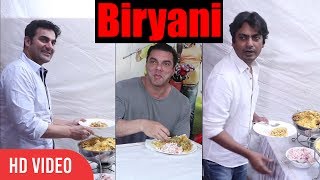 Nawazuddin Sohail And Arbaaz Khan Eating Biryani And Sheer khurma  EID Biryani [upl. by Lindo]