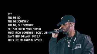 Bryson Tiller  Blame Lyrics [upl. by Akenaj]