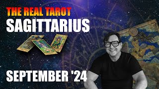 ♐️ Sagittarius September 2024 Tarot Reading POWER Passion amp Cosmic RISE [upl. by Hagood]