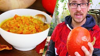 KÜRBISLINSENEINTOPF – Einfaches Rezept für den Herbst – Lecker Lecker 67 [upl. by Allbee]