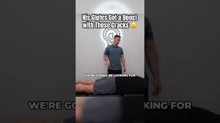 INTENSE Cracking Made Him STRONGER 💪💪 chiropractic asmr backpain shorts [upl. by Oilalue]