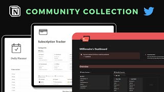 10 Free unique Notion templates I found on Twitter [upl. by Lichtenfeld]
