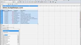 Create a Budget Worksheet by Using a Pivot Table [upl. by Annaes]